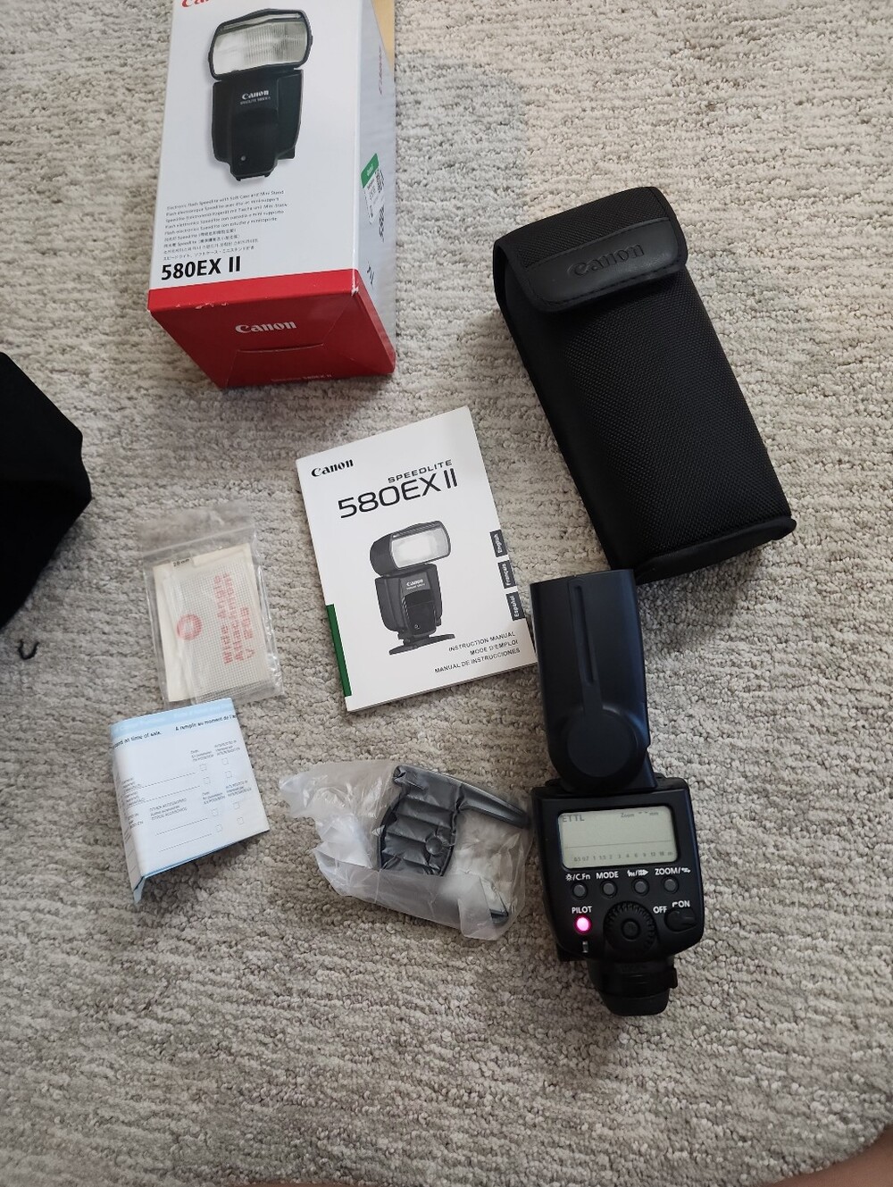 CANON SPEEDLITE 580EXII Flash - Picture 2 of 6